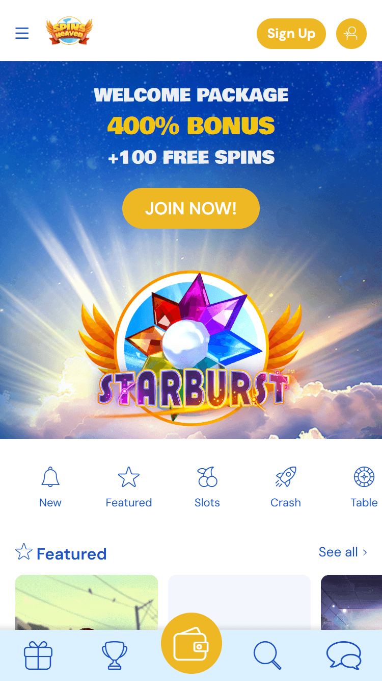 Spins Heaven Casino — mobile